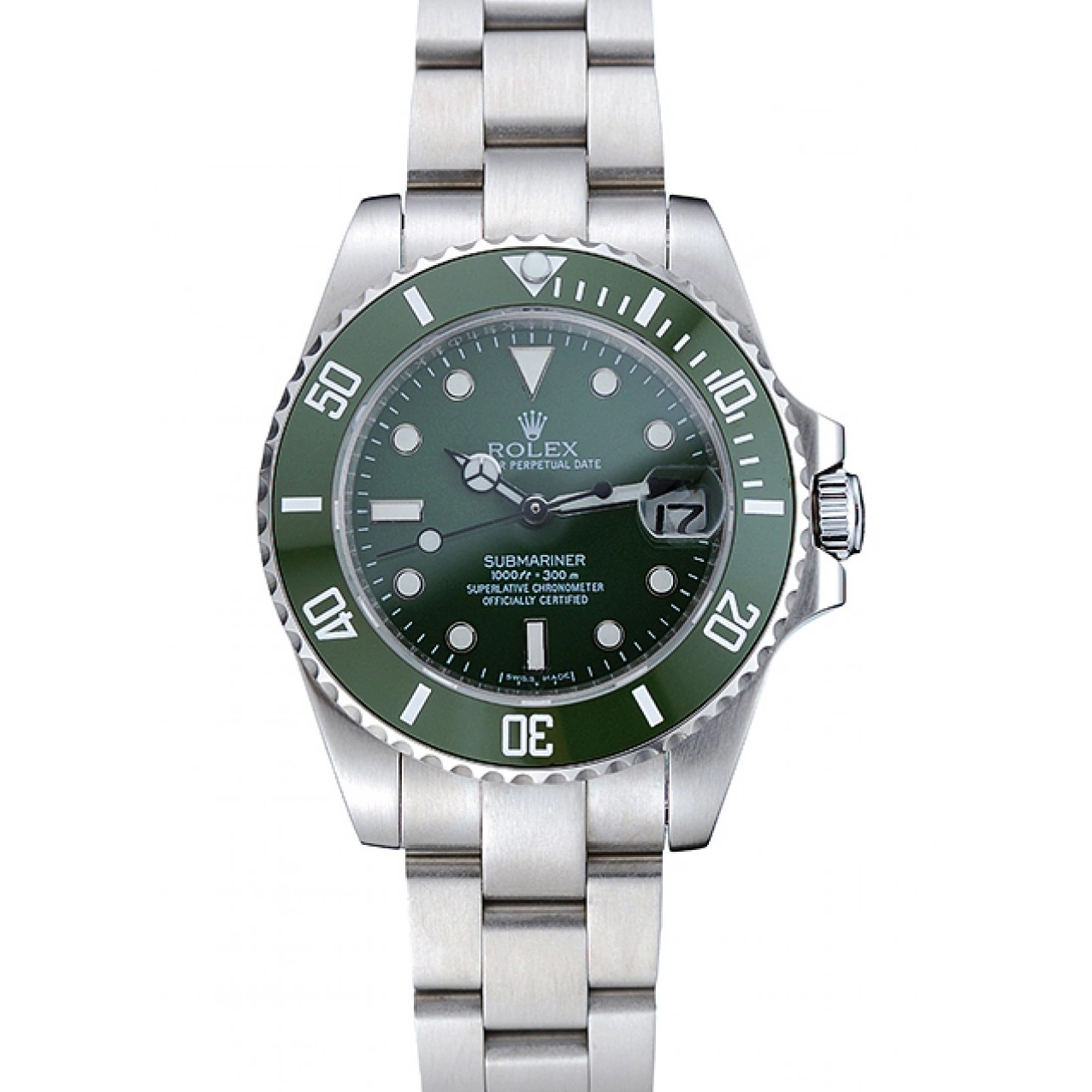 Dial Stainless Bracelet Steel Green 1454151 Rolex Submariner 0705